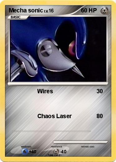 Pokemon Mecha sonic
