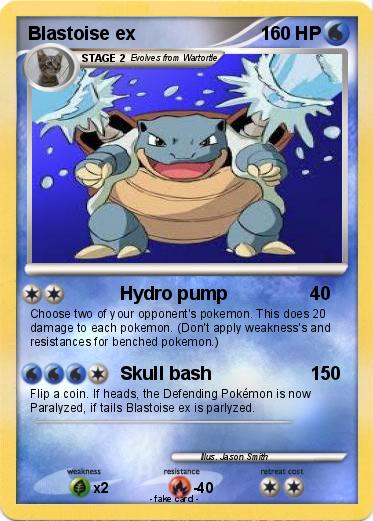 Pokemon Blastoise ex