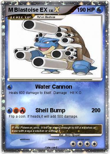 Pokemon M Blastoise EX