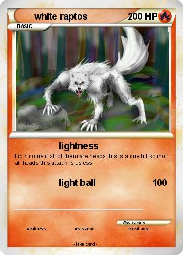 Pokemon white raptos