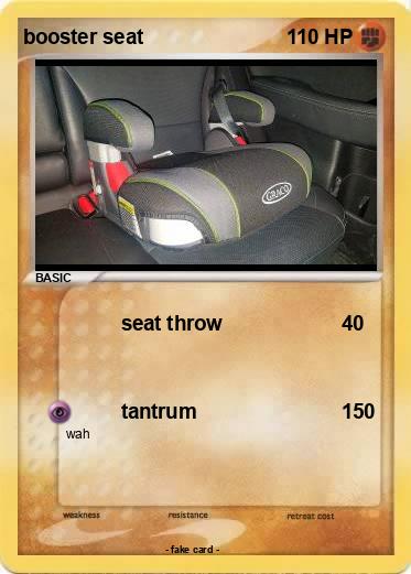 Pokemon booster seat