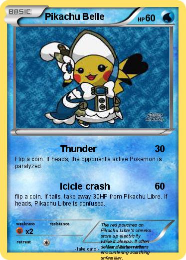 Pokemon Pikachu Belle