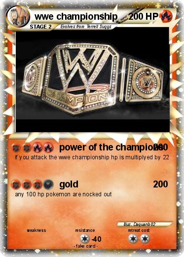 Pokemon wwe championship