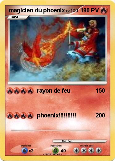 Pokemon magicien du phoenix