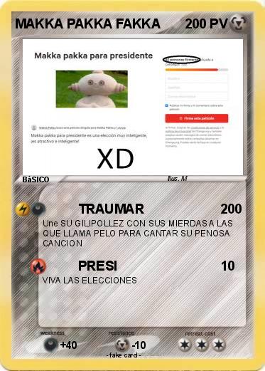 Pokemon MAKKA PAKKA FAKKA