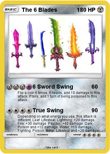 Pokemon The 6 Blades
