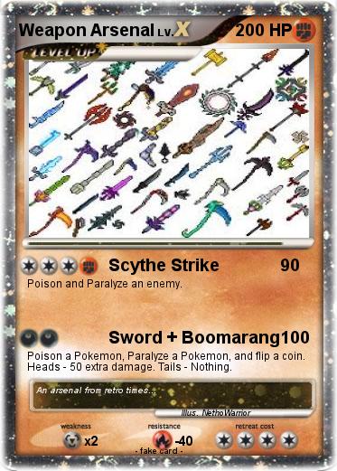 Pokemon Weapon Arsenal