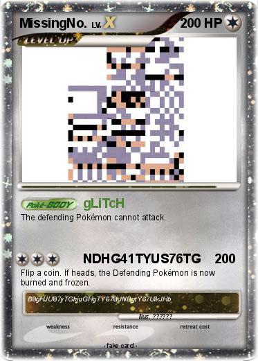Pokemon MissingNo.