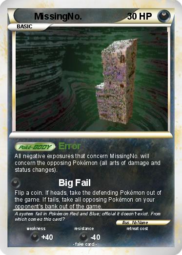 Pokemon MissingNo.