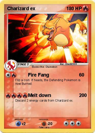 Pokemon Charizard ex