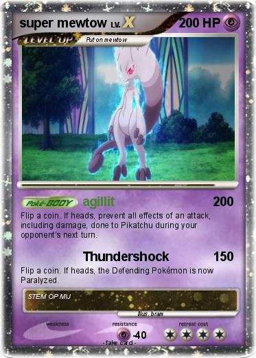 Pokemon super mewtow