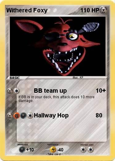 Pokemon Withered Foxy