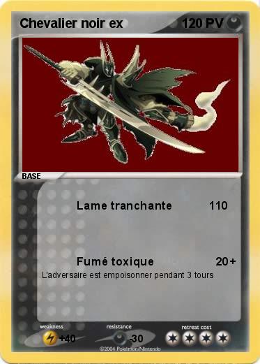 Pokemon Chevalier noir ex