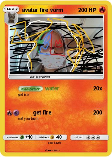 Pokemon avatar fire vorm