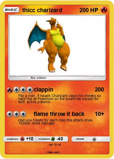 Pokemon thicc charizard