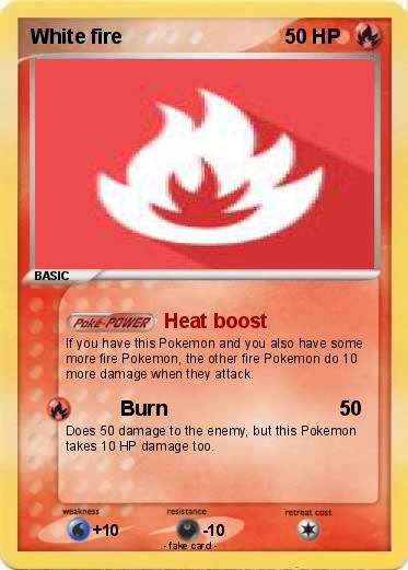 Pokemon White fire