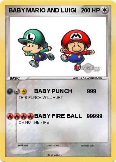 Pokemon BABY MARIO AND LUIGI