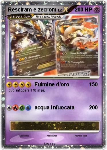 Pokemon Resciram e zecrom
