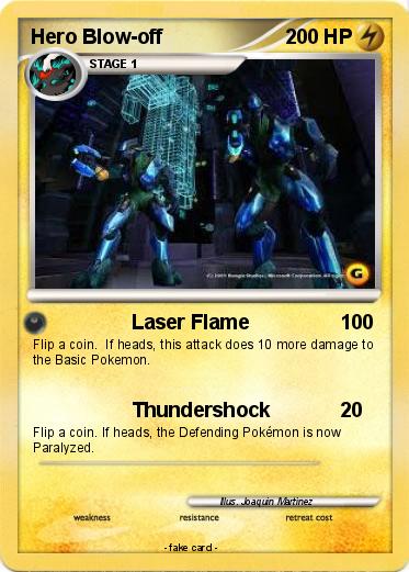 Pokemon Hero Blow-off