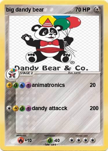 Pokemon big dandy bear