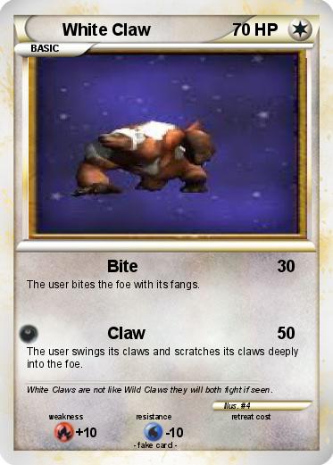 Pokemon White Claw