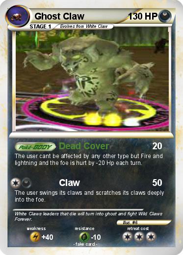 Pokemon Ghost Claw