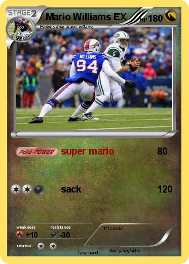 Pokemon Mario Williams EX