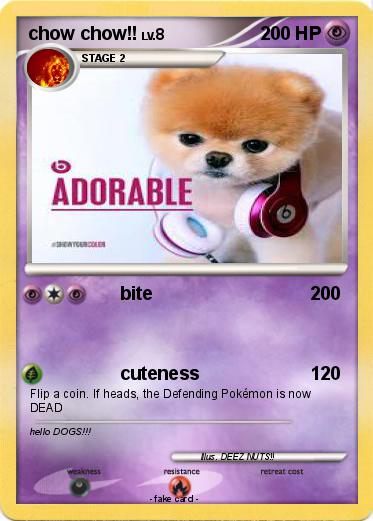 Pokemon chow chow!!