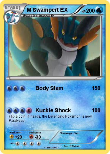 Pokemon M Swampert EX
