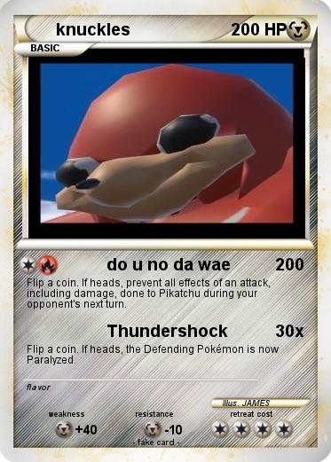 Pokemon knuckles