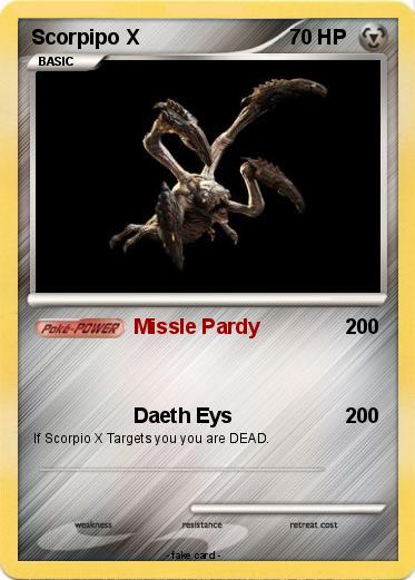 Pokemon Scorpipo X