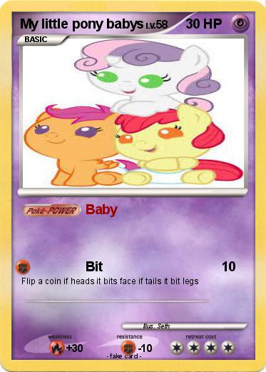 Pokemon My little pony babys