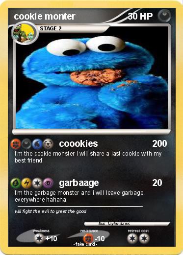 Pokemon cookie monter