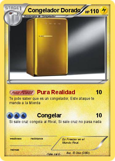 Pokemon Congelador Dorado