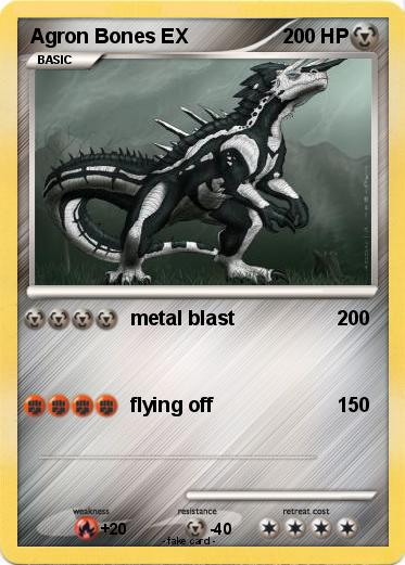 Pokemon Agron Bones EX