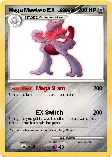 Pokemon Mega Mewtwo EX