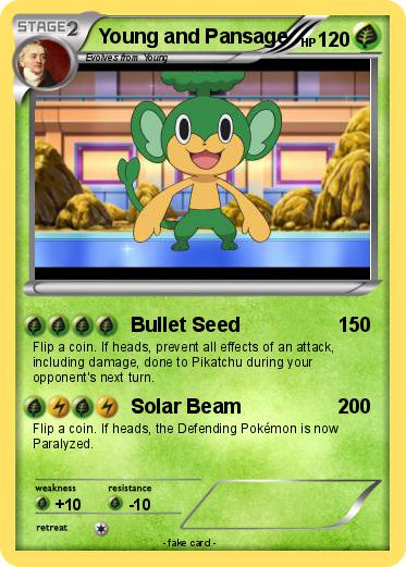 Pokemon Young and Pansage
