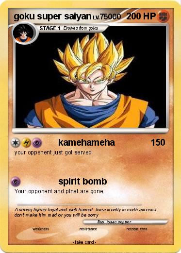 Pokemon goku super saiyan