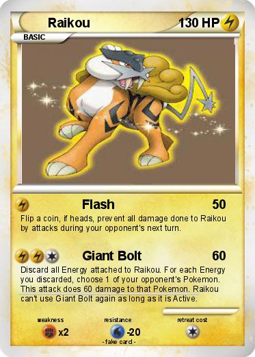 Pokemon Raikou