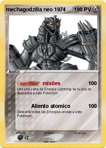 Pokemon mechagodzilla neo 1974