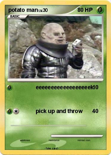 Pokemon potato man