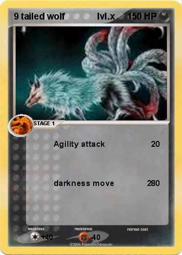 Pokemon 9 tailed wolf             lvl.x