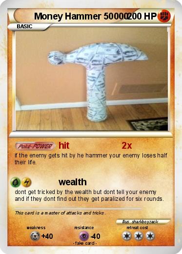 Pokemon Money Hammer 50000