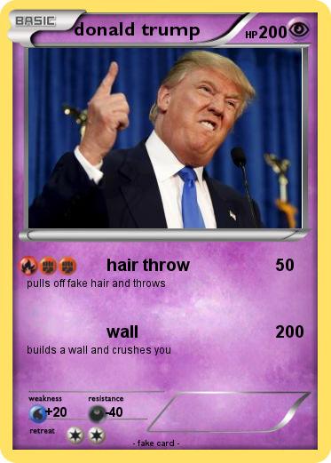 Pokemon donald trump