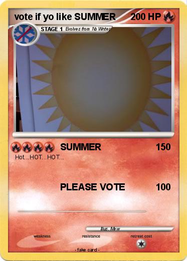 Pokemon vote if yo like SUMMER