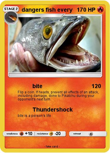 Pokemon dangers fish every