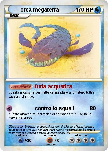 Pokemon orca megaterra