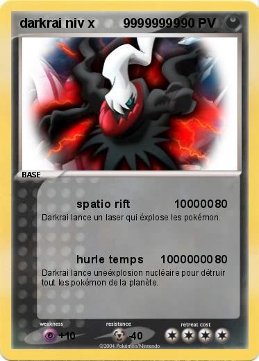 Pokemon darkrai niv x        99999999