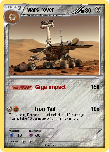 Pokemon Mars rover