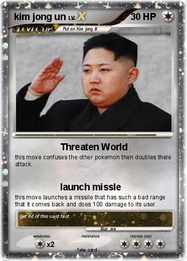 Pokemon kim jong un